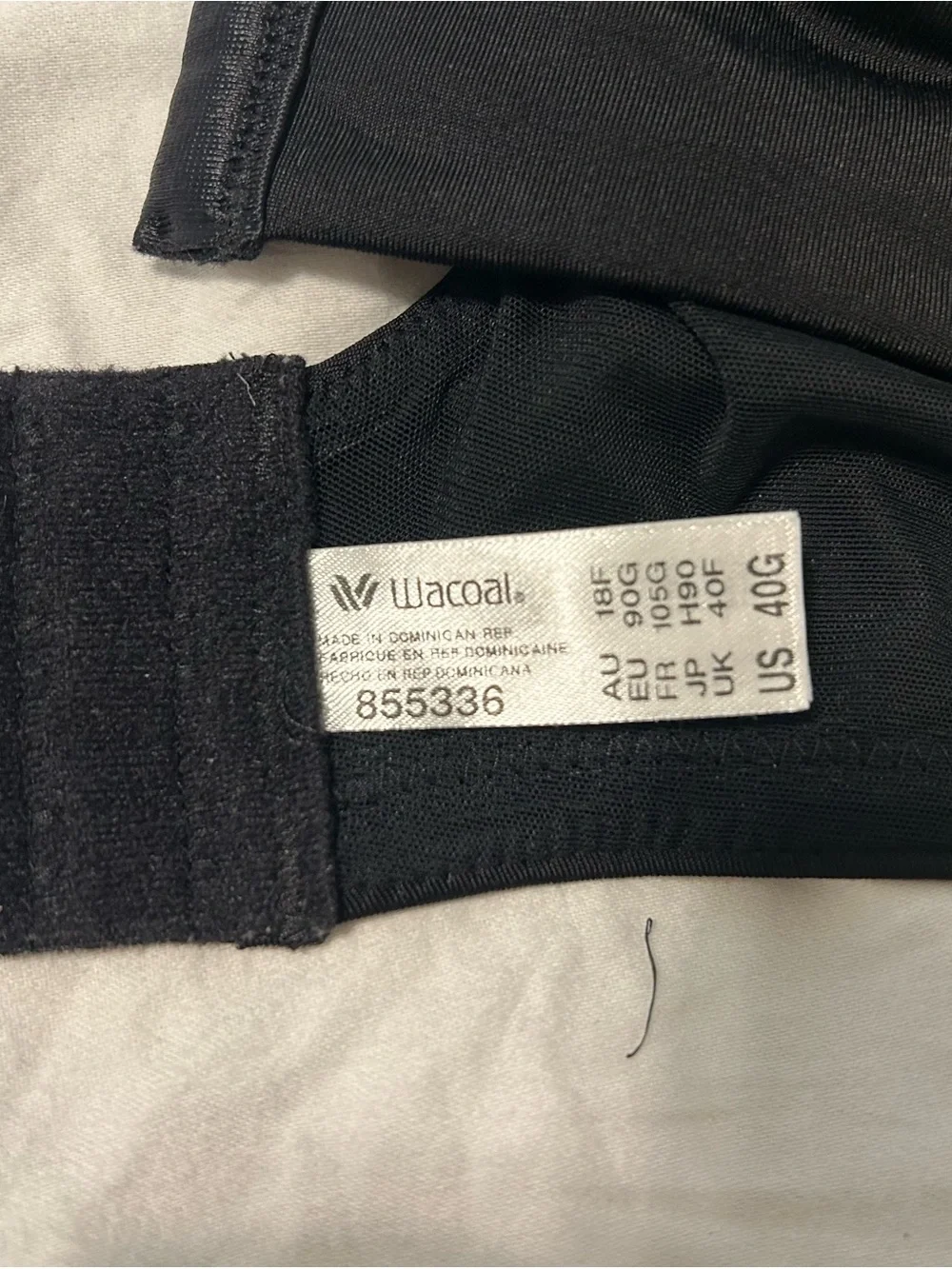 Wacoal Black Sheer Underwire Bra